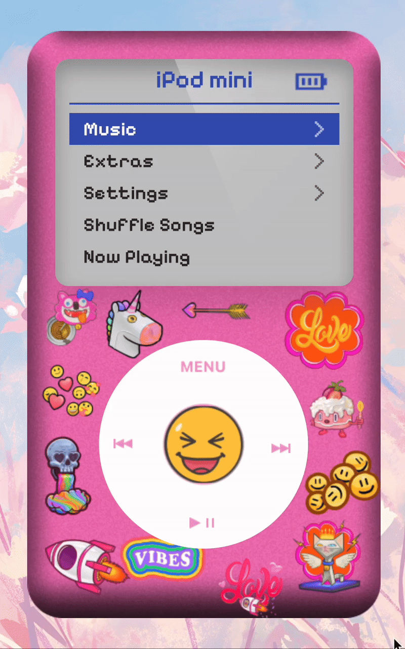 iPod MP3 Player Application