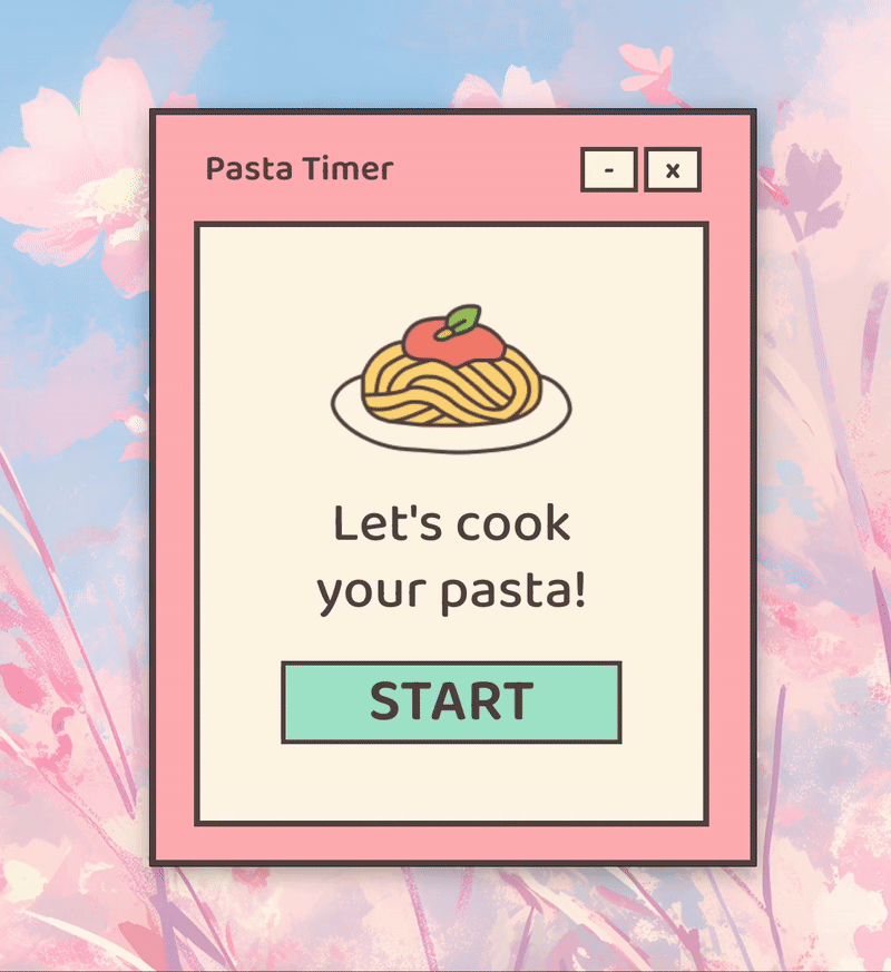 Pasta Timer Application
